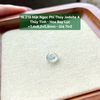 16.218 Mặt Ngọc Phỉ Thuý Jadeite A - Thuỷ Tinh - Hoa Bay Lục ~7,4x8,2x5,8mm