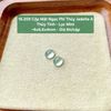 16.209 Cặp Mặt Ngọc Phỉ Thuý Jadeite A - Thuỷ Tinh - Lục Mint ~6x6,6x4mm