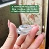 5.220 Nhẫn Phỉ Thuý Jadeite A - Băng - Cao Băng - Lão - Gà Đen ~17,2x5,8x4,3mm