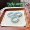 5.225x Nhẫn Phỉ Thuý Jadeite A - Băng - Lão -  Lam Mix Lục ~17,5x5,5x4,2mm