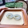 5.228 Nhẫn Phỉ Thuý Jadeite A - Băng - Lão - Hoa Bay Lam Hoàng Phỉ ~17,5x7,5x4,2mm