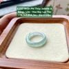 5.237 Nhẫn Phỉ Thuý Jadeite A - Băng - Lão - Hoa Bay Lục Táo ~19,3x5,6x4,3mm
