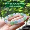 14.728 Vòng Tay Phỉ Thuý Jadeite A - Băng - Lão - Đa Bảo ~ 10mm