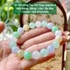 14.725 Vòng Tay Phỉ Thuý Jadeite A - Nếp Băng -  Băng - Lão - Đa Bảo ~ 10mm