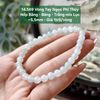 Vòng Tay Ngọc Phỉ Thúy Nếp  Băng – Băng – Trắng mix Lục ~5,5mm 14.569