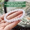 Vòng Tay Ngọc Phỉ Thúy Nếp  Băng – Băng – Bạch Nguyệt Quang ~6,8mm 14.570