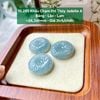 10.285 Khấu Bình An Phỉ Thuý Jadeite A - Băng - Lão - Lam ~24,3x6mm