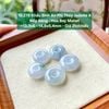 10.278 Khấu Bình An Phỉ Thuý Jadeite A - Nếp Băng- Hoa Bay Monet ~ 13,3x6 - 14,8x5,4mm