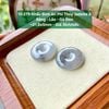 10.279 Khấu Bình An Phỉ Thuý Jadeite A -Băng -Lão- Gà Đen ~21,8x5mm
