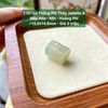 7.121 Lu Thống Phỉ Thuý Jadeite A - Nếp Hoá - Mịn - Hoàng Phỉ ~13,2x14,8mm