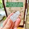 30.177 Phật Bà Phỉ Thuý Jadeite A - Băng - Lão - Bạch Nguyệt Quang ~20,8x33,5x4mm