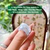 5.190.2 Nhẫn Phỉ Thuý Jadeite A - Nếp Băng - Băng - Lão - Hoa Bay Monet ~ 16,5x6,4x4,2mm