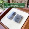 69.110 Vô Sự Bài Phỉ Thuý Jadeite A - Băng  - Gà Đen ~20,8x33x4 - 21,5x26,5x4mm