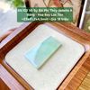 69.102 Vô Sự Bài Phỉ Thuý Jadeite A - Băng - Hoa Bay Lục Táo ~23x41,2x4,5mm