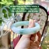 26.556 Vòng Hẹ Phỉ Thuý Jadeite A - Nếp Hoá -Mịn - Hoa Bay Lam ~56,7x13,5x7,7mm