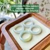 5.195.5 Nhẫn Phỉ Thuý Jadeite A - Nếp Hoá - Hoàng Phỉ ~19,2x6,2x4mm