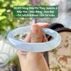 26.611 Vòng Hẹ Phỉ Thuý Jadeite A - Nếp Hoá - Nếp Băng - Hoa Bay ~54,1x9,6x9,6mm
