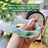 26.601 Vòng Hẹ Phỉ Thuý Jadeite A - Nếp Hoá - Nếp Băng - Lão - Hoa Bay ~53x12,6x9,3mm