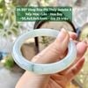 26.597 Vòng Đũa Phỉ Thuý Jadeite A - Nếp Hoá - Lão - Hoa Bay ~55,4x9,6x9,6mm