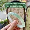 26.600x Vòng Đũa Phỉ Thuý Jadeite A - Nếp Băng - Băng - Lão - Hoa Bay Lục 54,2x8,7x9mm