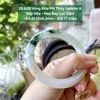 26.628 Vòng Đũa Phỉ Thuý Jadeite A - Nếp Hoá - Hoa Bay Lục Đậm ~54,4x10x9,3mm