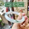 26.609x Vòng Đũa Phỉ Thuý Jadeite A - Nếp Hoá - Hoa Bay ~ 54,6x9,6x9,6mm