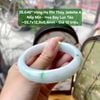26.646* Vòng Hẹ Phỉ Thuý Jadeite A - Nếp Mịn - Hoa Bay Lục Táo 55,7x12,9x9,4mm