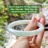 26.676 Vòng Đũa Phỉ Thuý Jadeite A -Nếp - Nếp Hoá - Thanh Thuỷ Lục ~56,4x9,2x8,9mm