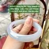 26.643 Vòng Hẹ Phỉ Thuý Jadeite A -Nếp Băng - Lão - Tím Monet ~53,5x11,9x8,5mm