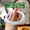 26.644 Vòng Đũa Phỉ Thuý Jadeite A - Nếp Hoá Hoa Bay ~54,9x8,8x9,3mm