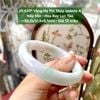 26.633* Vòng Hẹ Phỉ Thuý Jadeite A - Nếp Mịn - Hoa Bay Lục Táo ~58,2x12,9x8,1mm