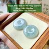 10.325 Khấu Bình An Phỉ Thuý Jadeite A-  Băng - Lão Hoa Bay ~30x6,5mm