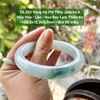 26.703 Vòng Hẹ Phỉ Thuý Jadeite A- Nếp Hoá - Lão - Hoa Bay Lam Thiên Không ~58,5x12,2x9,7mm