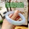 26.666* Vòng Hẹ Phỉ Thuý Jadeite A - Nếp - Nếp Hoá - Tím Lam Monet ~56,9x12,3x9,7mm
