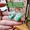 42.39 Như Ý Phỉ Thuý Jadeite A - Nếp Mịn -  Hoa Bay Lục Cay ~18,3x28,3x5mm