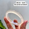 Vòng Hẹ Ngọc Tuỷ Chalcedony Bạch Nguyệt Quang 54,3x10,1x7,9mm 96.14
