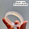 Vòng Hẹ Ngọc Tuỷ Chalcedony Bạch Nguyệt Quang 51,2x12,5x8,2mm 96.16