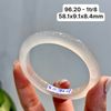 Vòng Hẹ Ngọc Tuỷ Chalcedony Bạch Nguyệt Quang 58,1x9,1x8,4mm 96.20