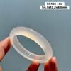 Vòng Hẹ Mã Não Chalcedony Bạch Nguyệt Quang ~54.7x12.2x8mm 97.123