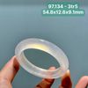 Vòng Hẹ Mã Não Chalcedony Bạch Nguyệt Quang ~54.8x12.6x9.1mm 97.134
