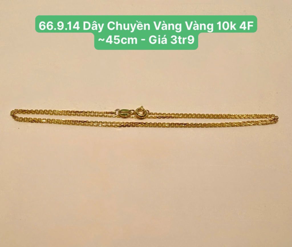 66.9.14 Dây Chuyền VV10K 4F~ 45cm