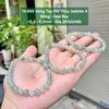 14.895 Vòng Tay Phỉ Thuý Jadeite A - Băng - Hoa Bay ~5,2-6,3mm