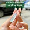 69.161 Vô Sự Bài Phỉ Thuý Jadeite A Băng - Hoa Bay Lục ~ VT14K - Moissanite ~ 9,7x27x5,2mm