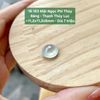 Mặt Ngọc Phỉ Thuý Băng - Thanh Thuỷ Lục ~11,2x11,2x6mm 16.183