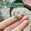 Mặt Ngọc Phỉ Thuý Cao Băng - Lão - Đốm Lục Cay ~8,5x11,3x4,6mm 15.158