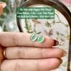 Mặt Ngọc Phỉ Thuý Cao Băng - Lão - Lục Táo Ngọt ~6,8x8,8x3,8mm 15.168