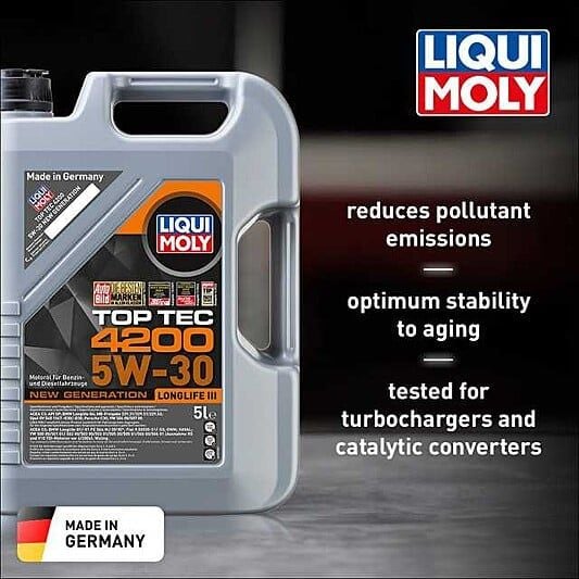  DẦU NHỚT Ô TÔ Top Tec 4200 5W-30 New Generation LIQUI MOLY 5L - 8973 