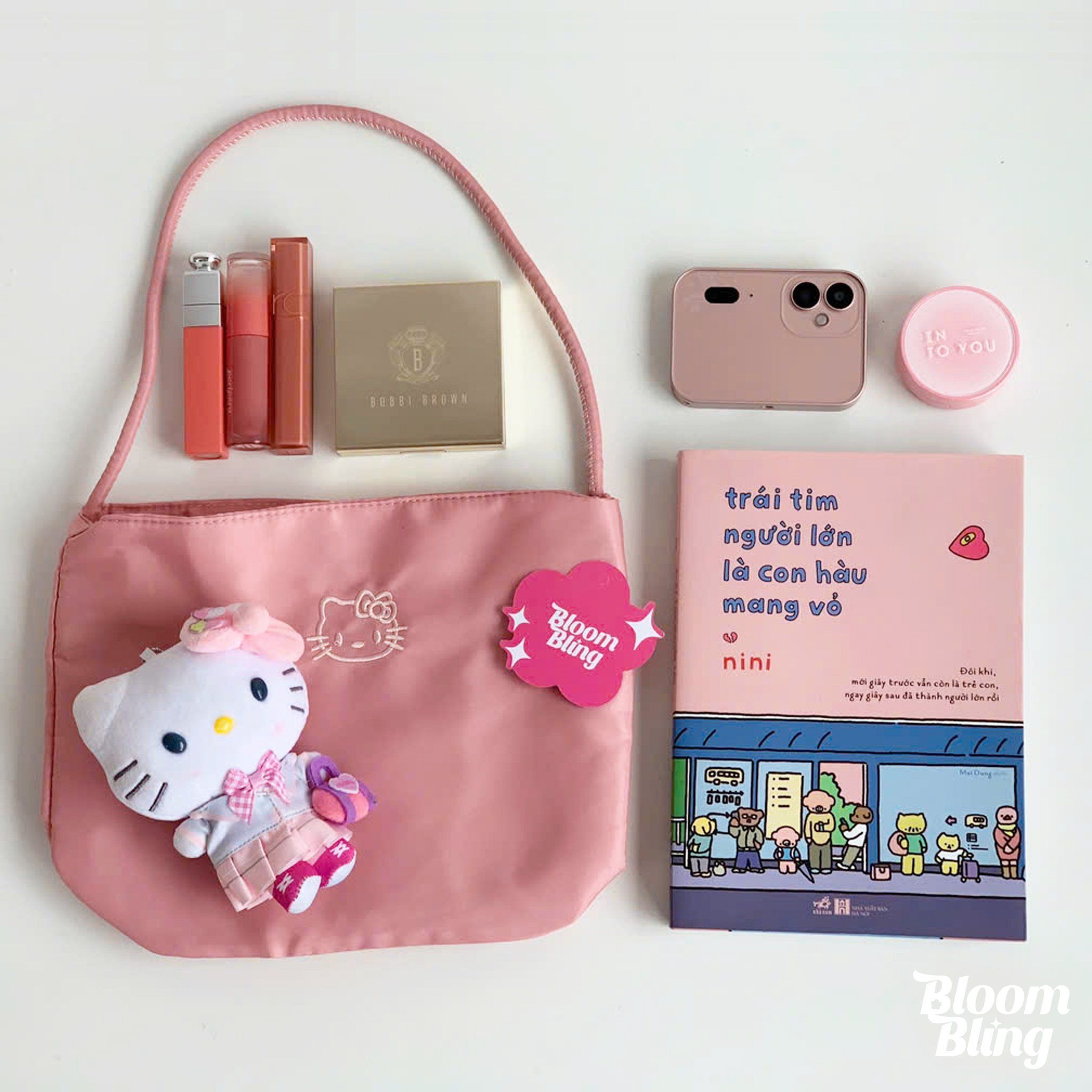 TÚI TOTE BAG HELLO KITTY CANVAS – BLOOMBLING®