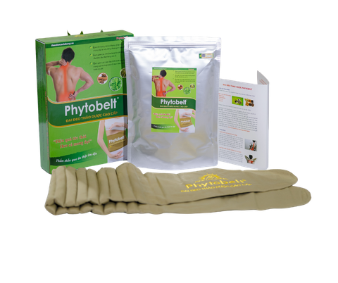  COMBO 2: ĐONG ĐẦY TÌNH THÂN GIẢM 20% (1 ĐAI CHƯỜM THẢO DƯỢC PHYTOBELT + 1 MIẾNG CHƯỜM NÓNG THẢO DƯỢC +1 CHAI CAO XOA BÓP) 