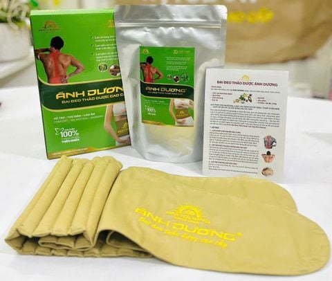 ĐAI ĐEO THẢO DƯỢC ÁNH DƯƠNG  – HỖ TRỢ ĐIỀU TRỊ ĐAU NHỨC XƯƠNG KHỚP, CỔ VAI GÁY - THOẢI MÁI VẬN ĐỘNG, NGỦ NGON GIẤC - KHÔNG SỬ DỤNG ĐIỆN